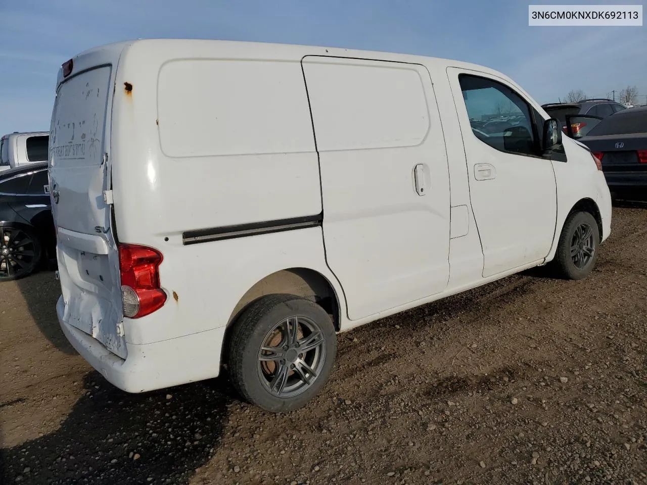 2013 Nissan Nv200 2.5S VIN: 3N6CM0KNXDK692113 Lot: 78926864