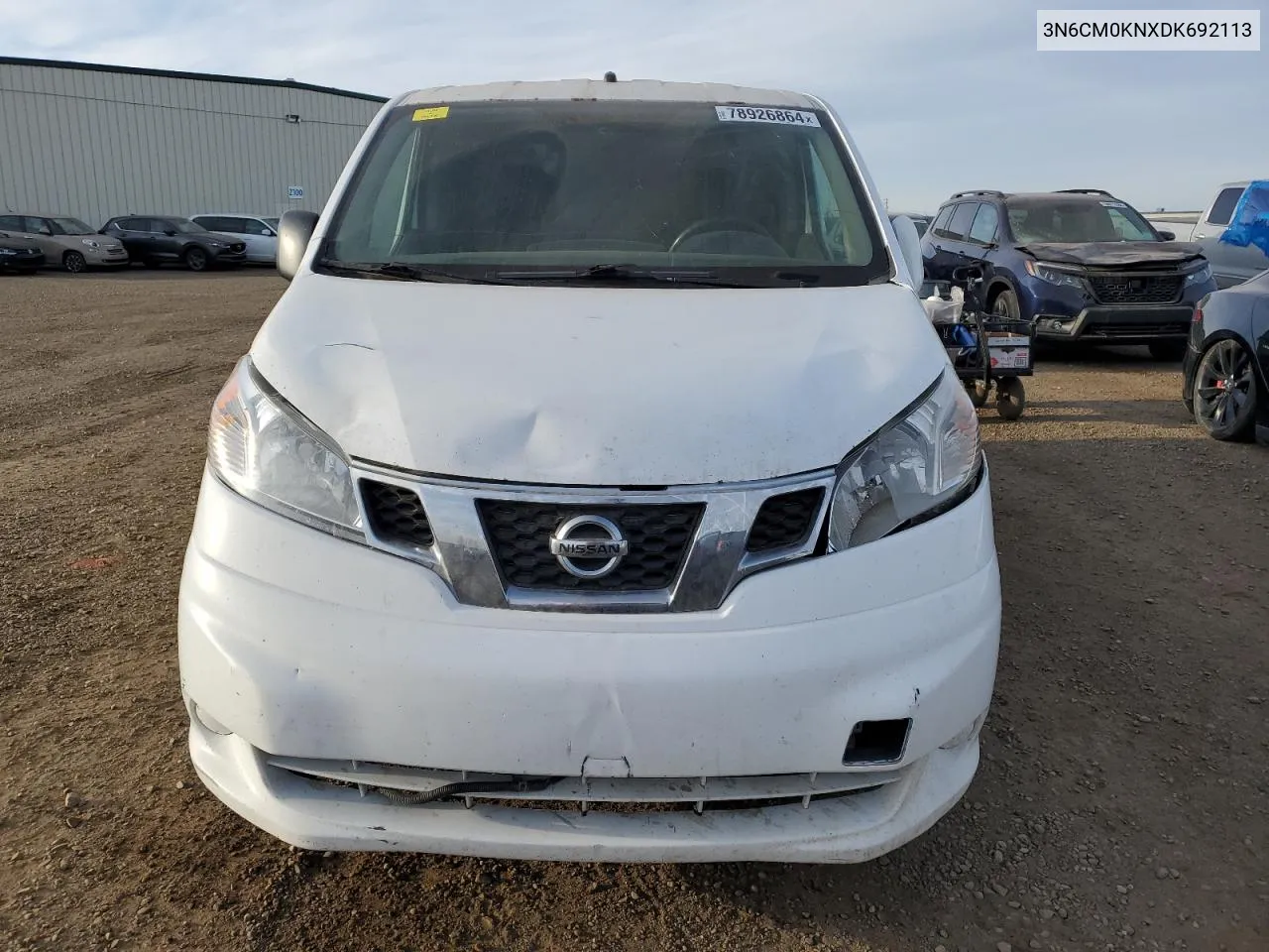 2013 Nissan Nv200 2.5S VIN: 3N6CM0KNXDK692113 Lot: 78926864