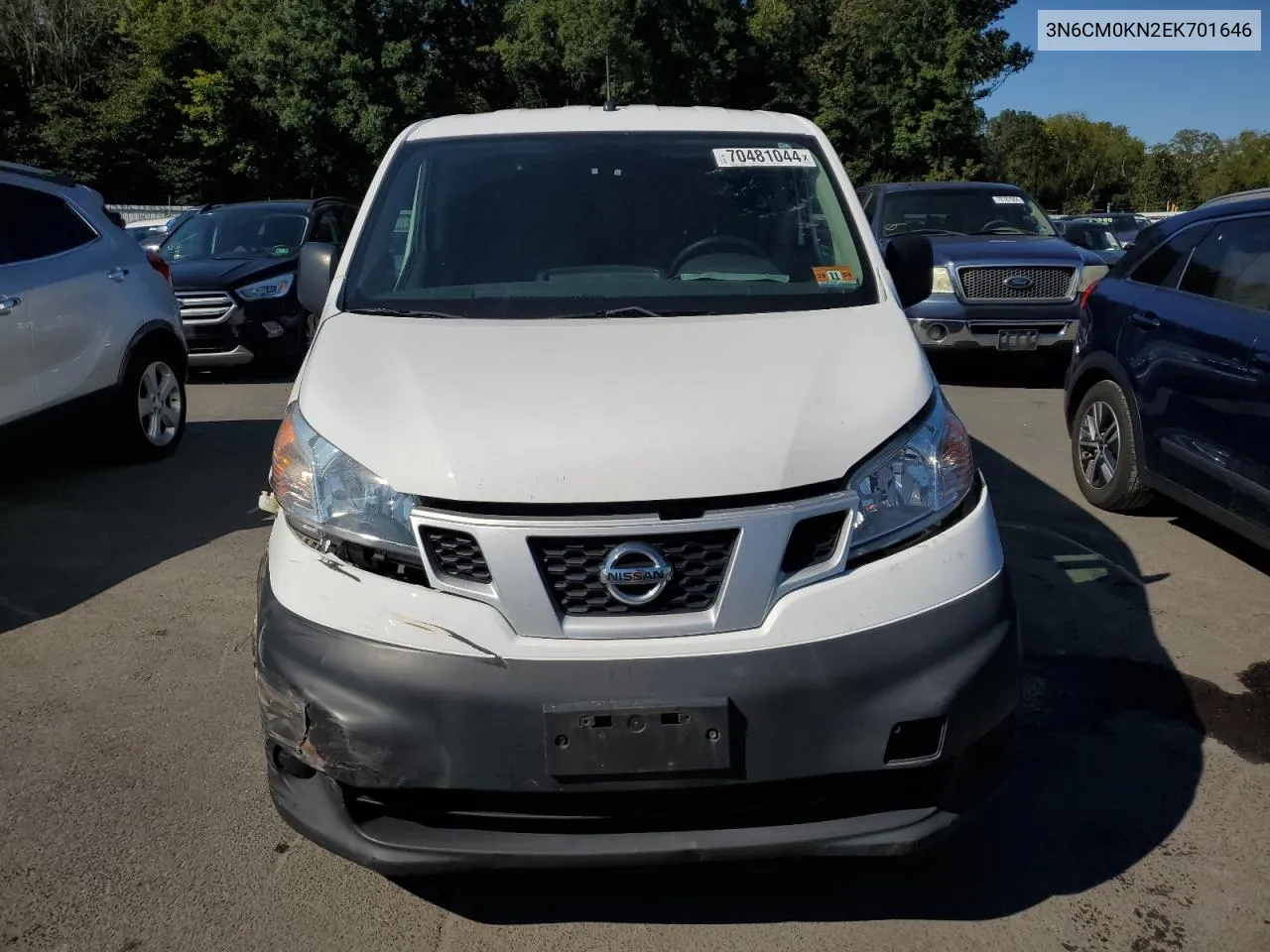 2014 Nissan Nv200 2.5S VIN: 3N6CM0KN2EK701646 Lot: 70481044