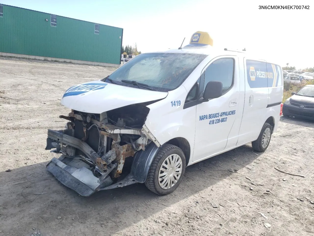 2014 Nissan Nv200 2.5S VIN: 3N6CM0KN4EK700742 Lot: 72546744