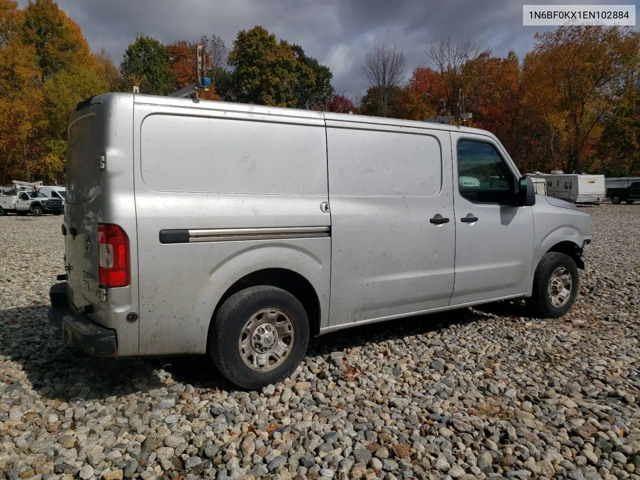 2014 Nissan Nv 1500 VIN: 1N6BF0KX1EN102884 Lot: 74444524