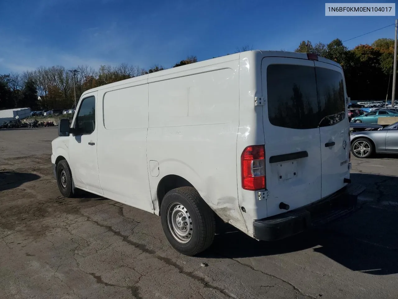 2014 Nissan Nv 1500 VIN: 1N6BF0KM0EN104017 Lot: 75715424