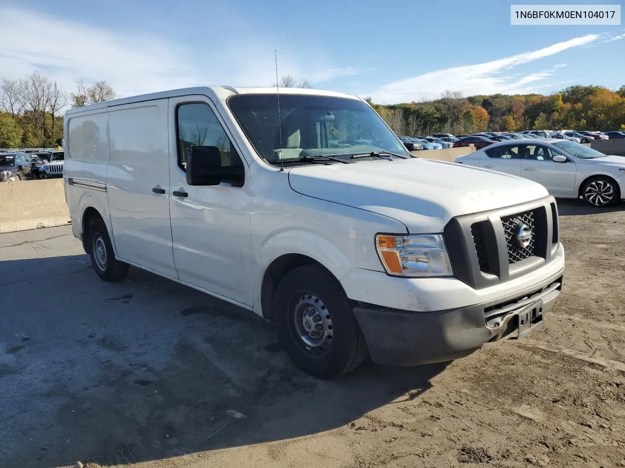 2014 Nissan Nv 1500 VIN: 1N6BF0KM0EN104017 Lot: 75715424