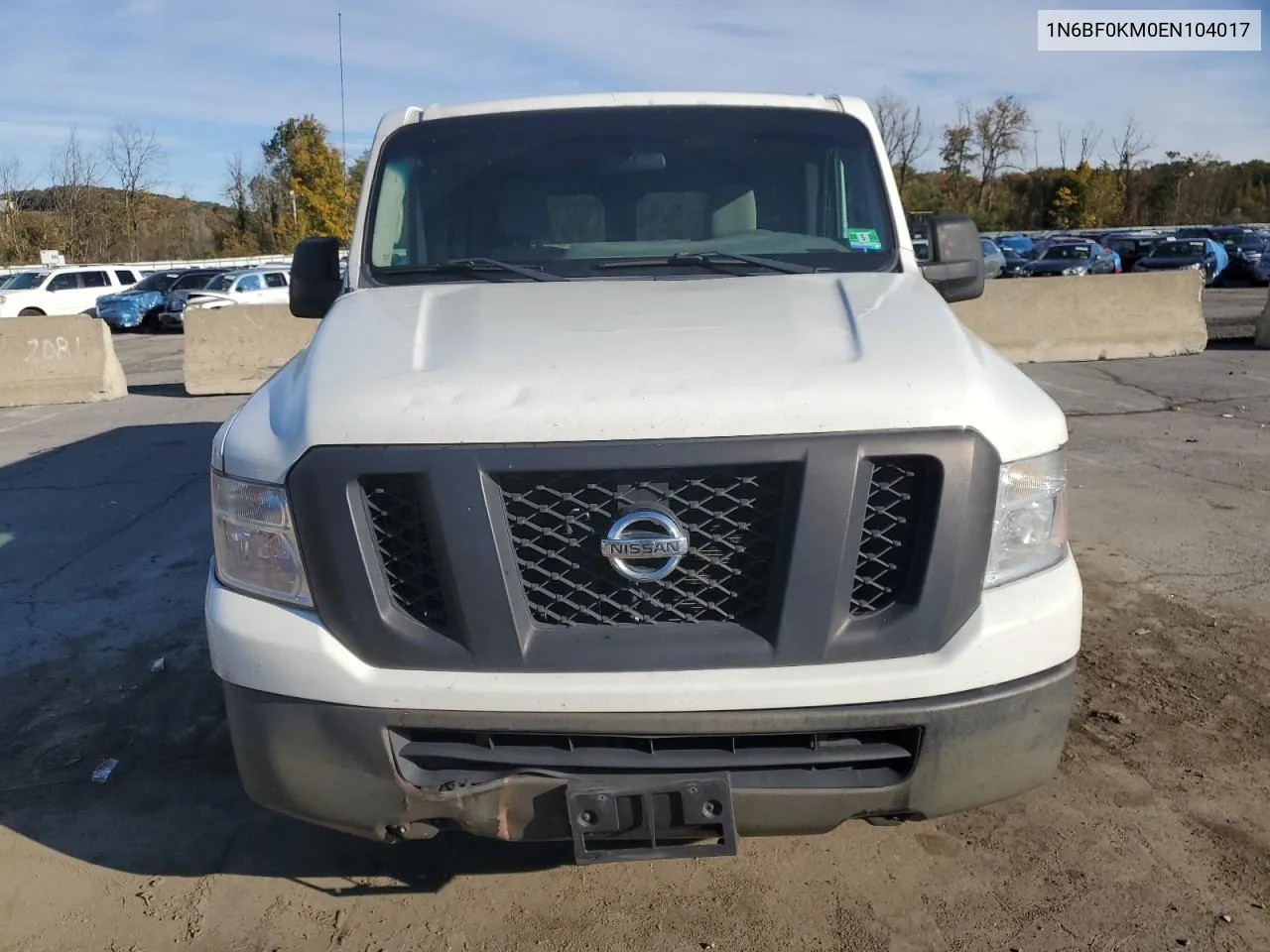 2014 Nissan Nv 1500 VIN: 1N6BF0KM0EN104017 Lot: 75715424