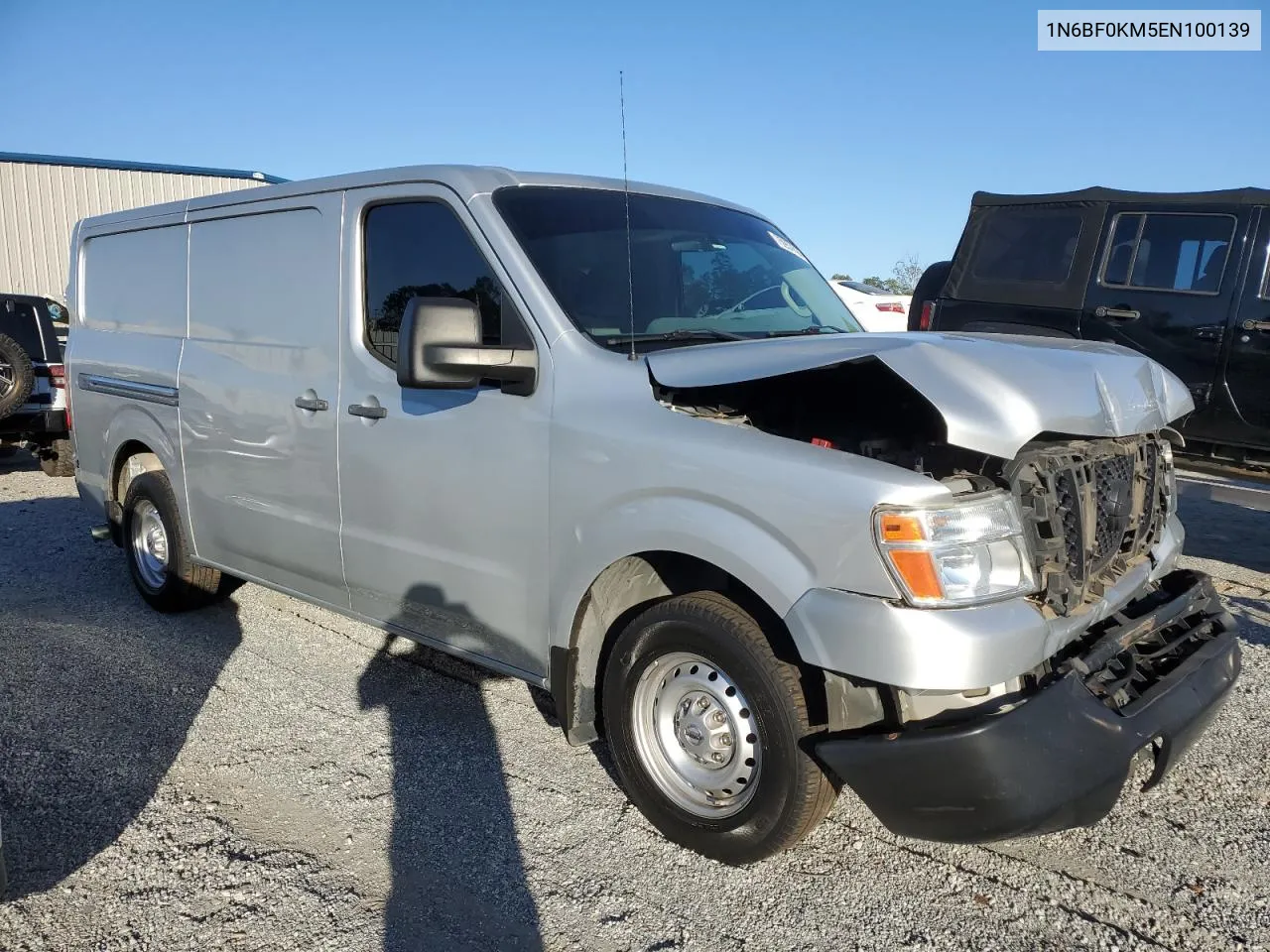 2014 Nissan Nv 1500 VIN: 1N6BF0KM5EN100139 Lot: 75957894