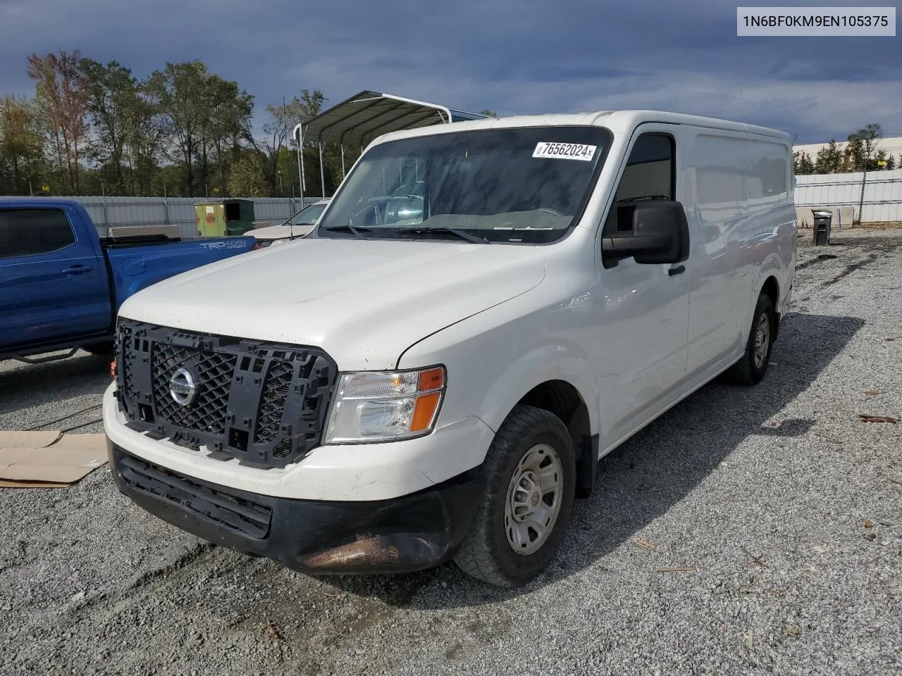 2014 Nissan Nv 1500 VIN: 1N6BF0KM9EN105375 Lot: 76562024