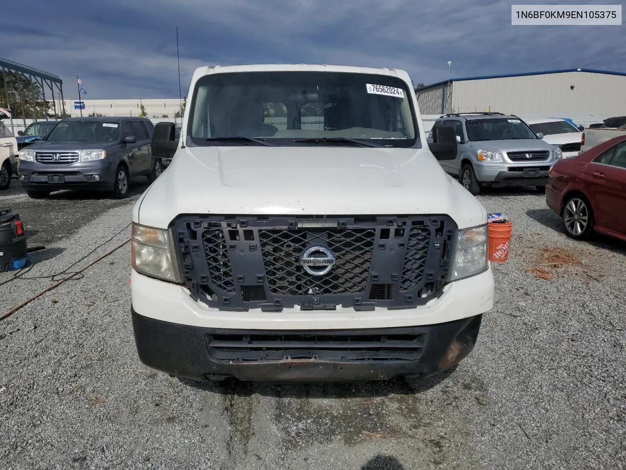 2014 Nissan Nv 1500 VIN: 1N6BF0KM9EN105375 Lot: 76562024