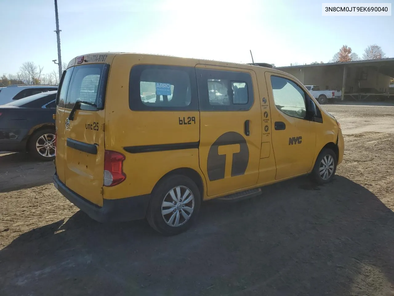 2014 Nissan Nv200 Taxi VIN: 3N8CM0JT9EK690040 Lot: 77143194