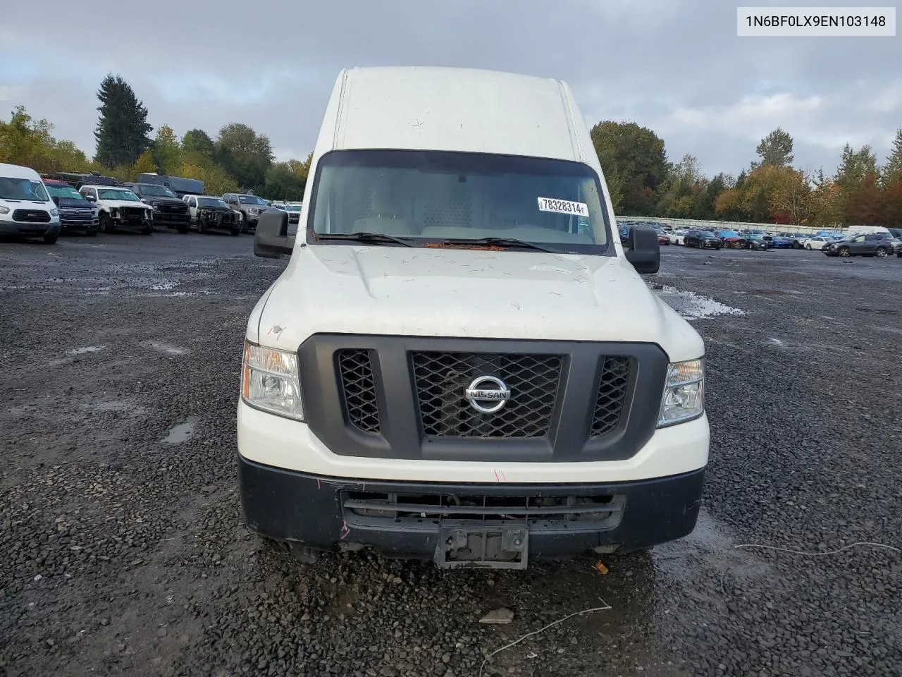 2014 Nissan Nv 2500 VIN: 1N6BF0LX9EN103148 Lot: 78328314