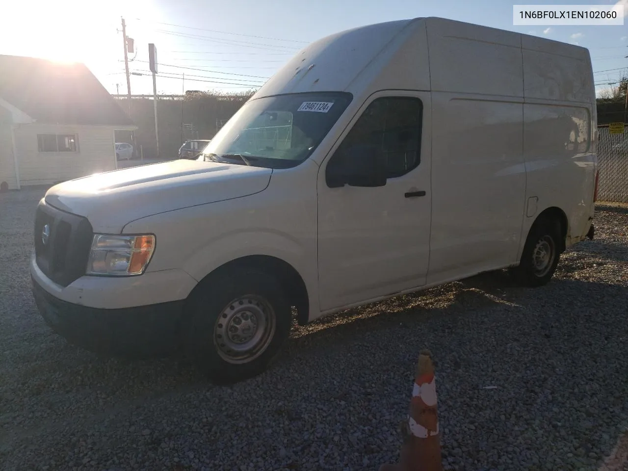 2014 Nissan Nv 2500 VIN: 1N6BF0LX1EN102060 Lot: 79461124