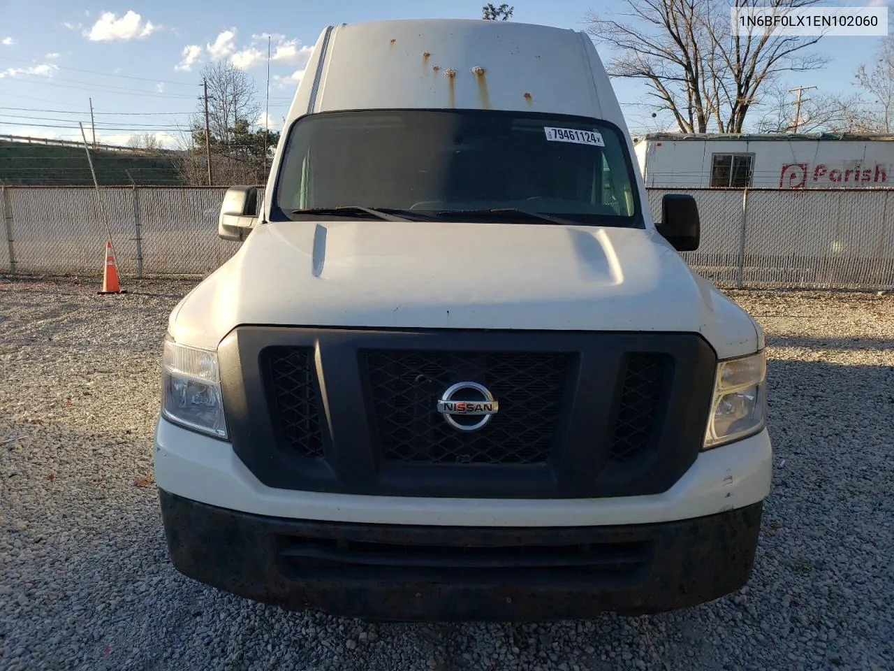 2014 Nissan Nv 2500 VIN: 1N6BF0LX1EN102060 Lot: 79461124