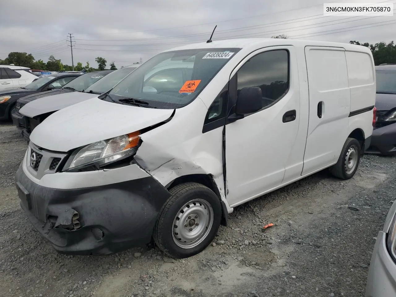 2015 Nissan Nv200 2.5S VIN: 3N6CM0KN3FK705870 Lot: 64839324