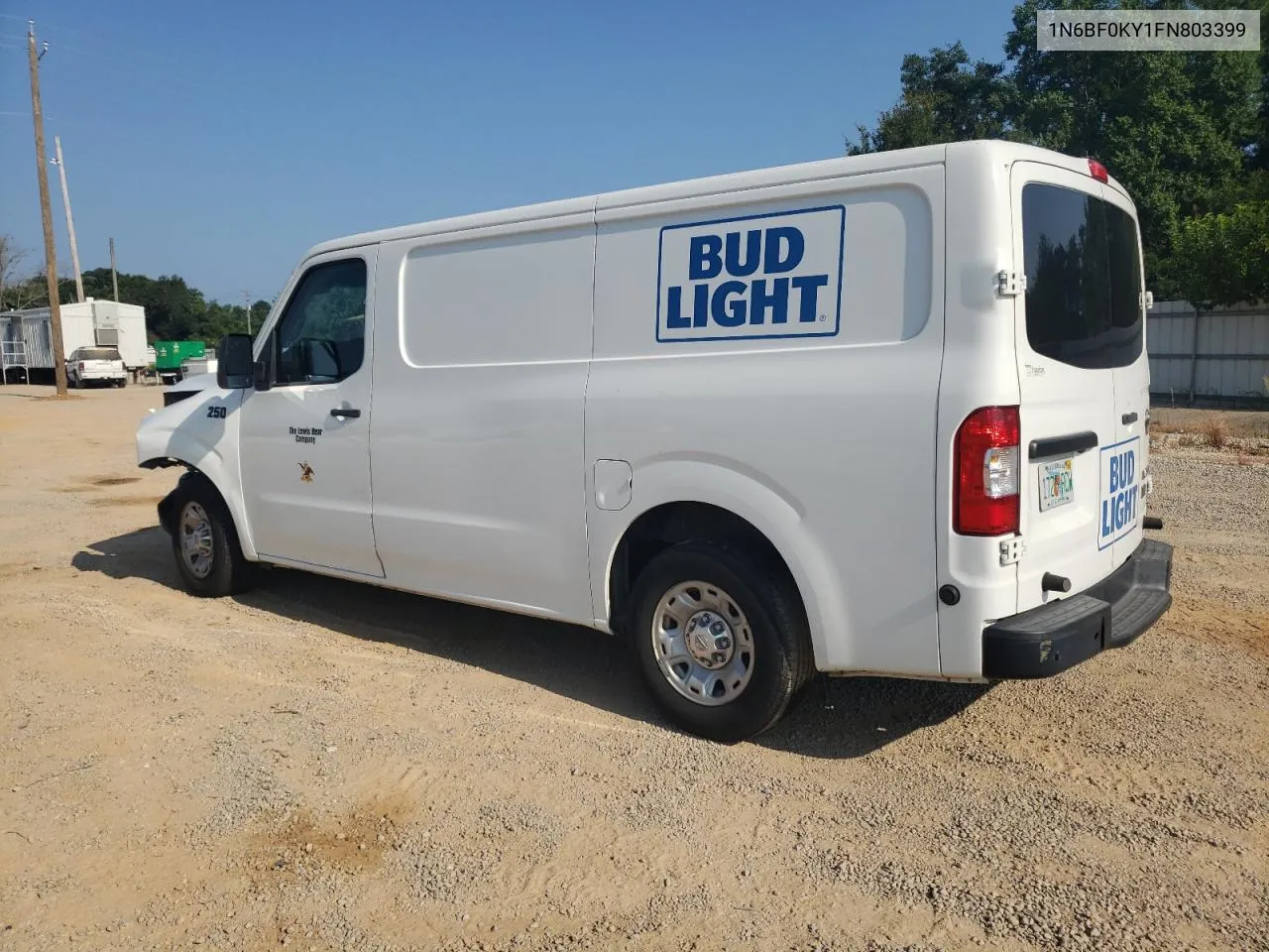 1N6BF0KY1FN803399 2015 Nissan Nv 1500