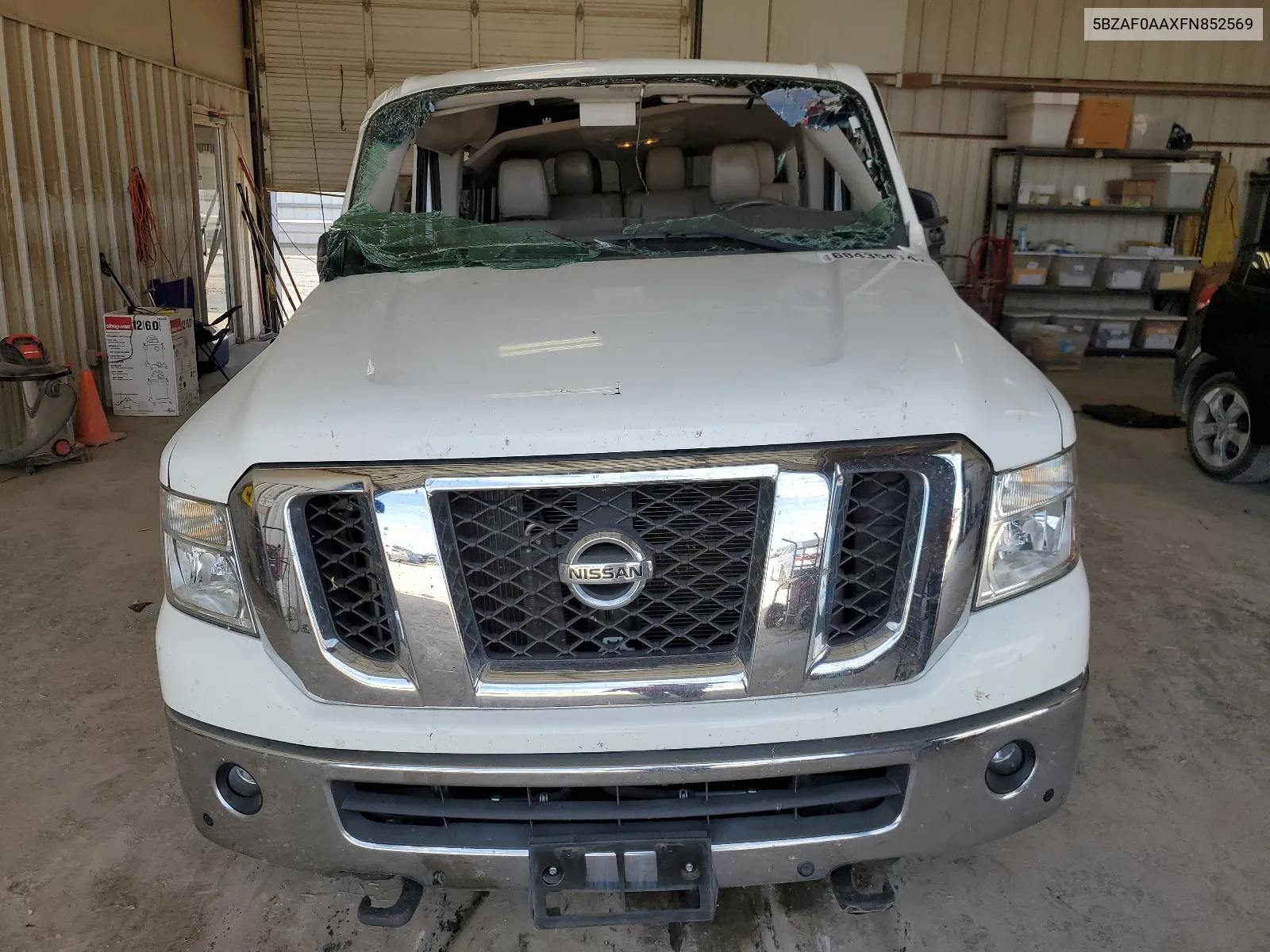 2015 Nissan Nv 3500 S VIN: 5BZAF0AAXFN852569 Lot: 68435474