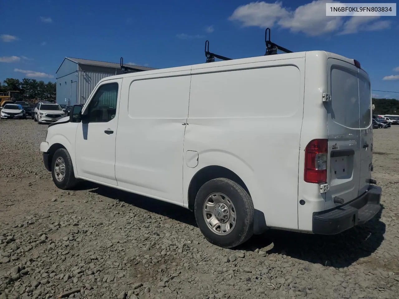 2015 Nissan Nv 1500 VIN: 1N6BF0KL9FN803834 Lot: 71066174