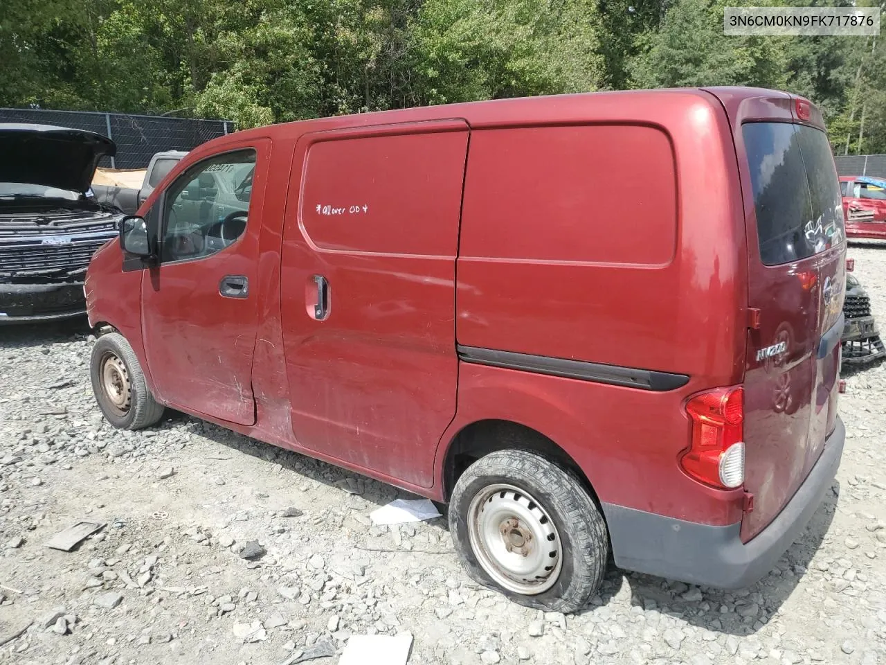 2015 Nissan Nv200 2.5S VIN: 3N6CM0KN9FK717876 Lot: 71455034