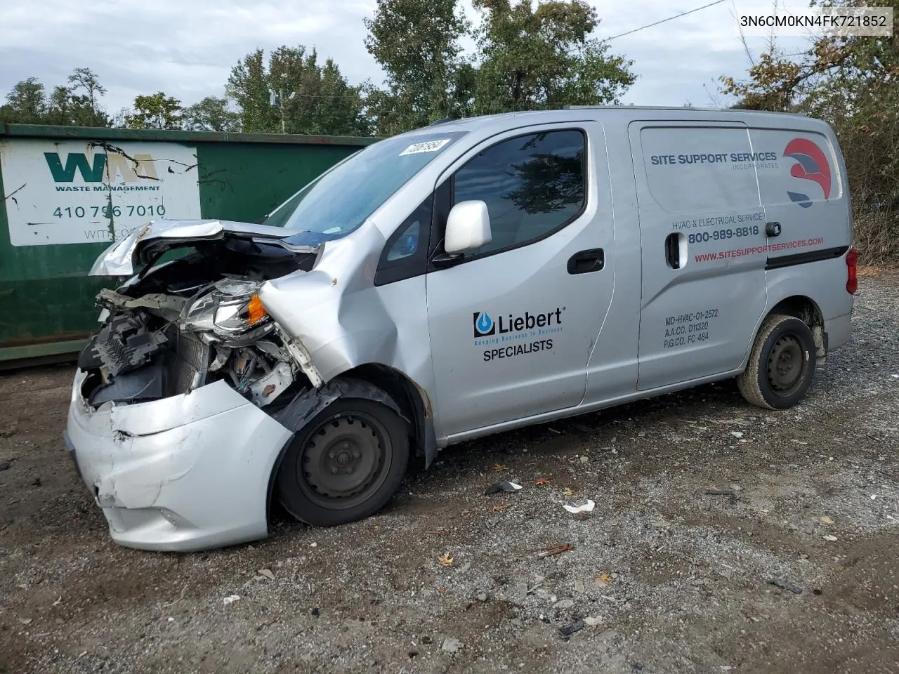 2015 Nissan Nv200 2.5S VIN: 3N6CM0KN4FK721852 Lot: 72061954