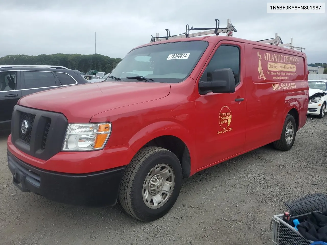 1N6BF0KY8FN801987 2015 Nissan Nv 1500