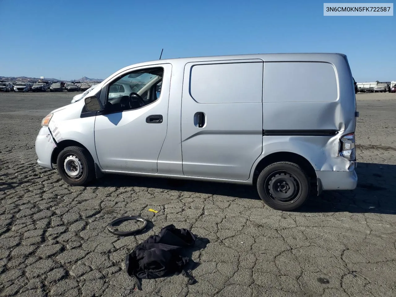 2015 Nissan Nv200 2.5S VIN: 3N6CM0KN5FK722587 Lot: 72640134