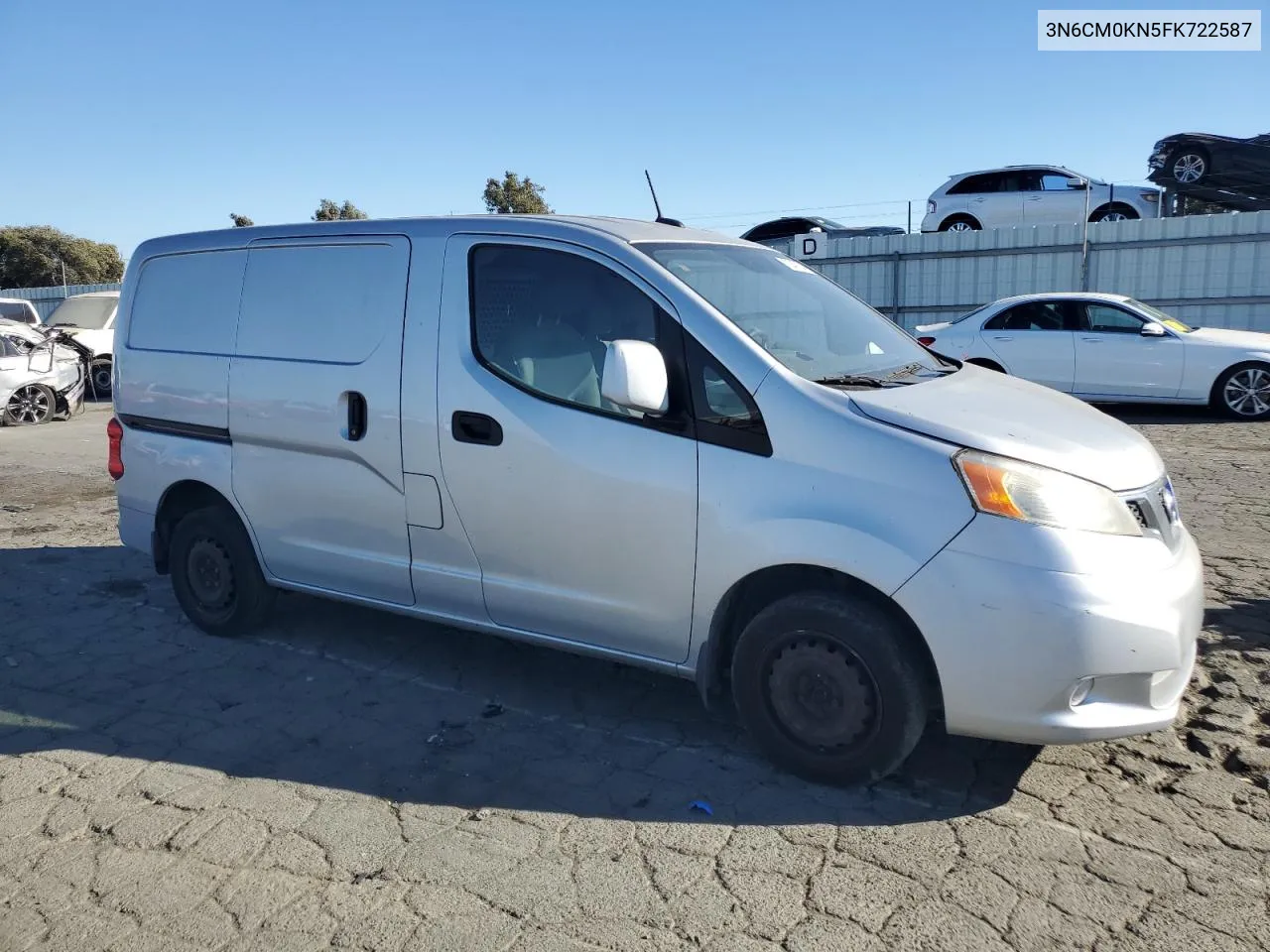 2015 Nissan Nv200 2.5S VIN: 3N6CM0KN5FK722587 Lot: 72640134