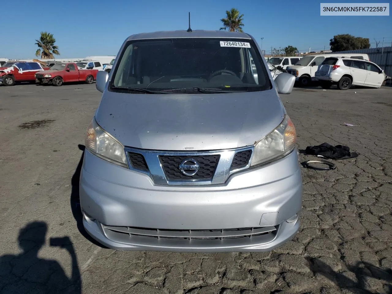 2015 Nissan Nv200 2.5S VIN: 3N6CM0KN5FK722587 Lot: 72640134