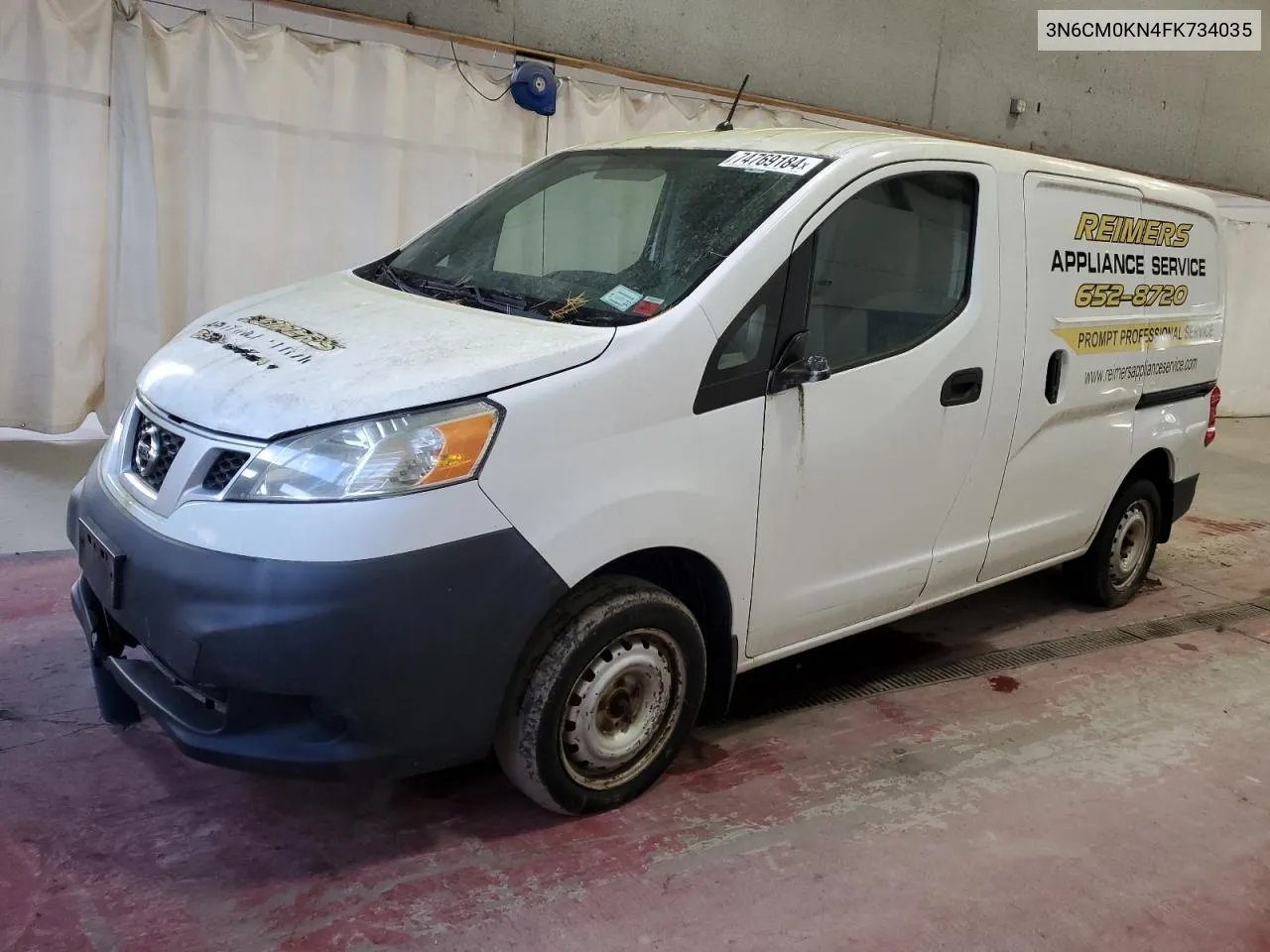 2015 Nissan Nv200 2.5S VIN: 3N6CM0KN4FK734035 Lot: 74769184