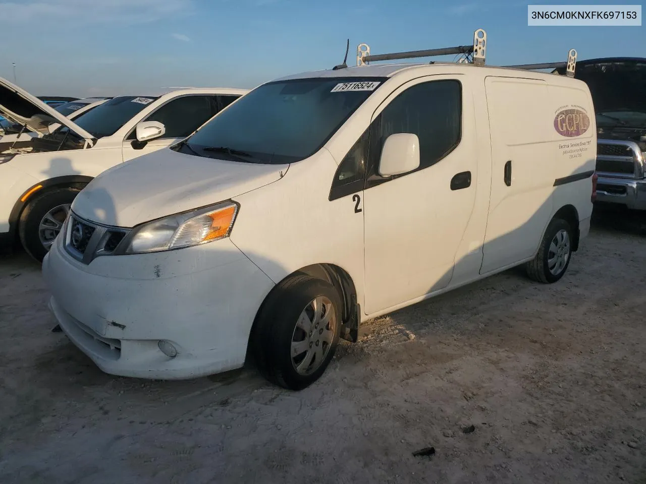 2015 Nissan Nv200 2.5S VIN: 3N6CM0KNXFK697153 Lot: 75116524