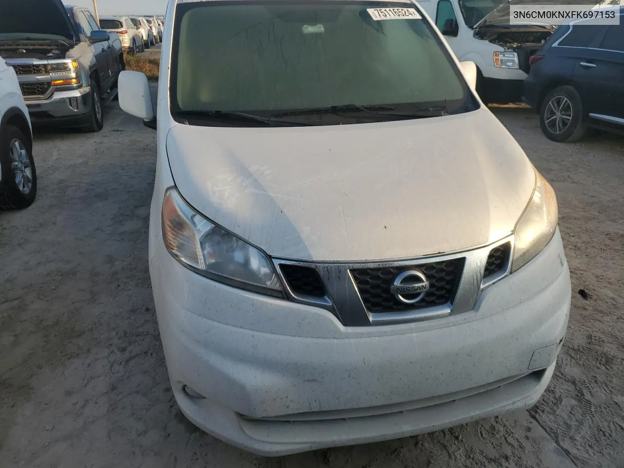 2015 Nissan Nv200 2.5S VIN: 3N6CM0KNXFK697153 Lot: 75116524