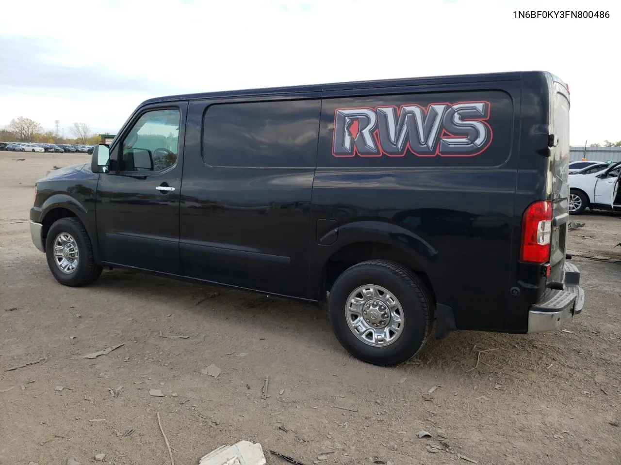 2015 Nissan Nv 1500 VIN: 1N6BF0KY3FN800486 Lot: 75844484