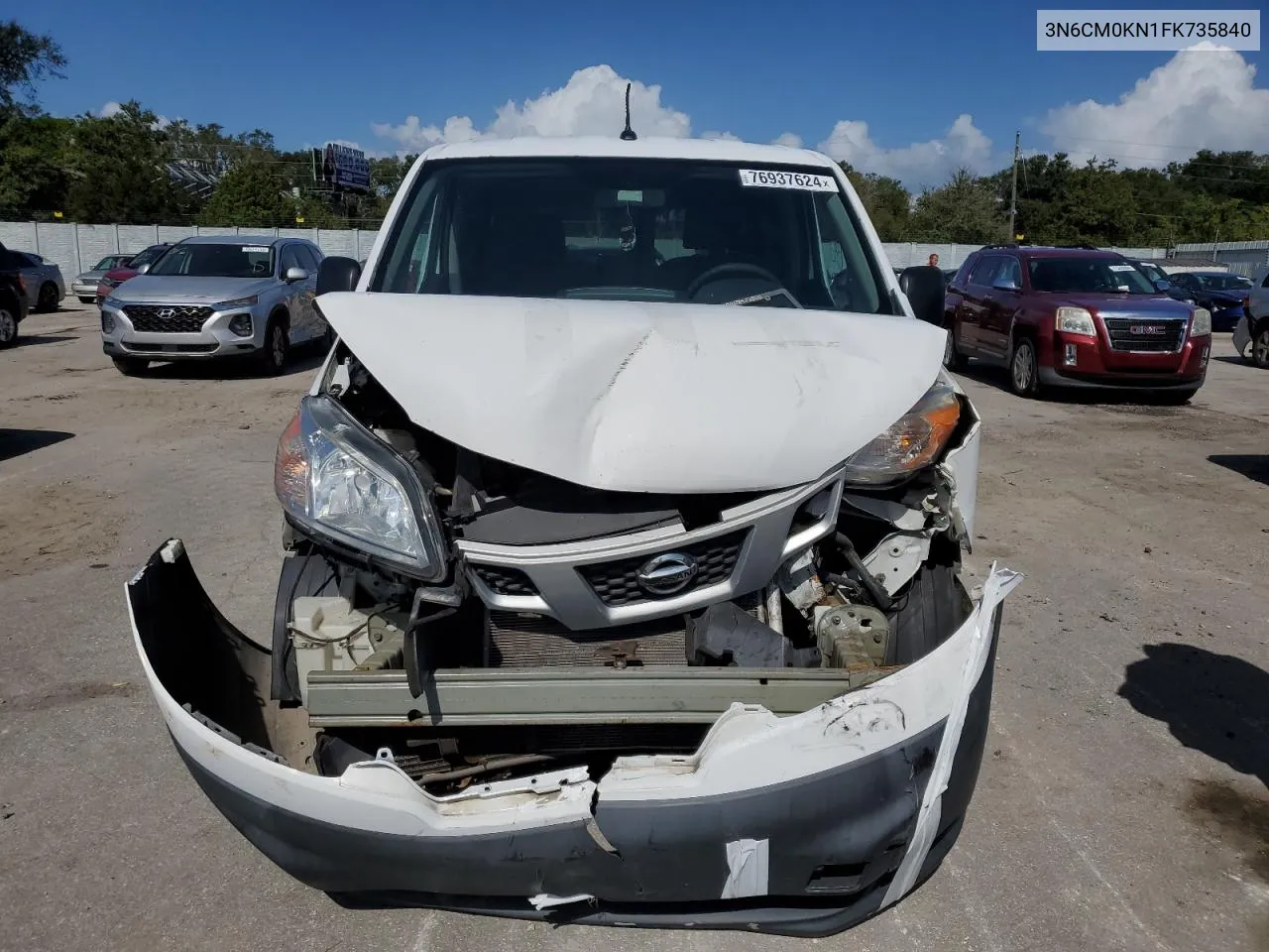 2015 Nissan Nv200 2.5S VIN: 3N6CM0KN1FK735840 Lot: 76937624