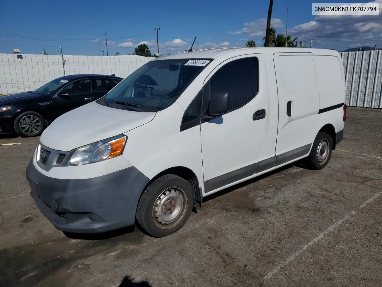 2015 Nissan Nv200 2.5S VIN: 3N6CM0KN1FK707794 Lot: 77996774