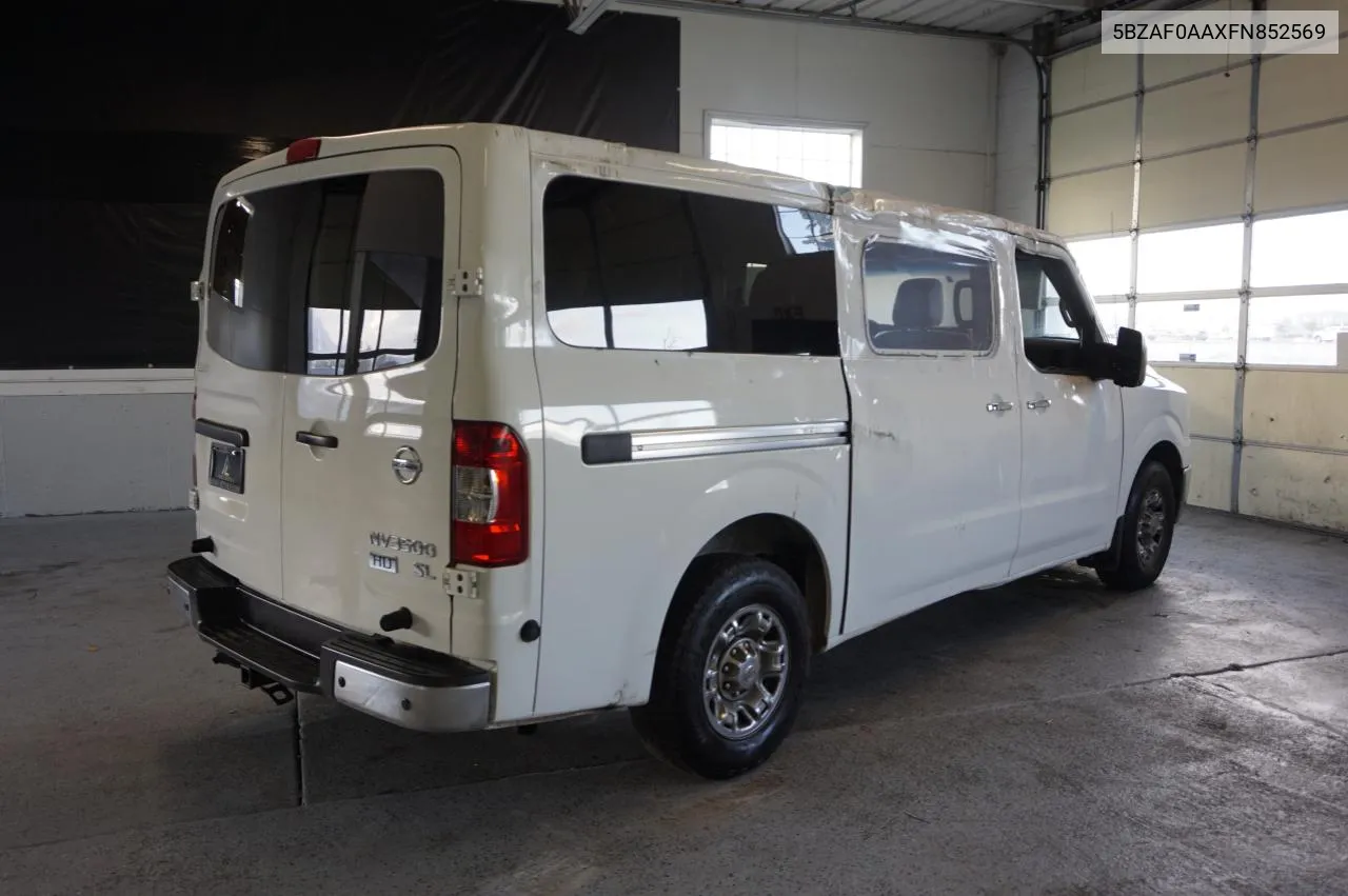 2015 Nissan Nv 3500 S VIN: 5BZAF0AAXFN852569 Lot: 79082454