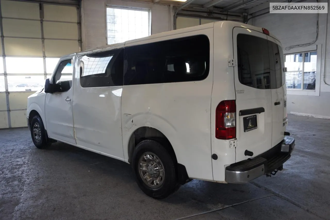 2015 Nissan Nv 3500 S VIN: 5BZAF0AAXFN852569 Lot: 79082454