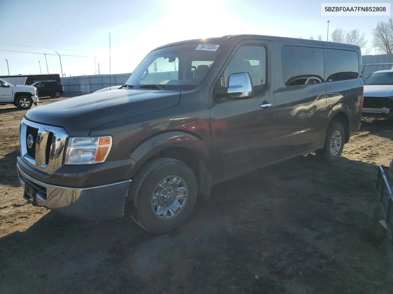 2015 Nissan Nv 3500 S VIN: 5BZBF0AA7FN852808 Lot: 79472034