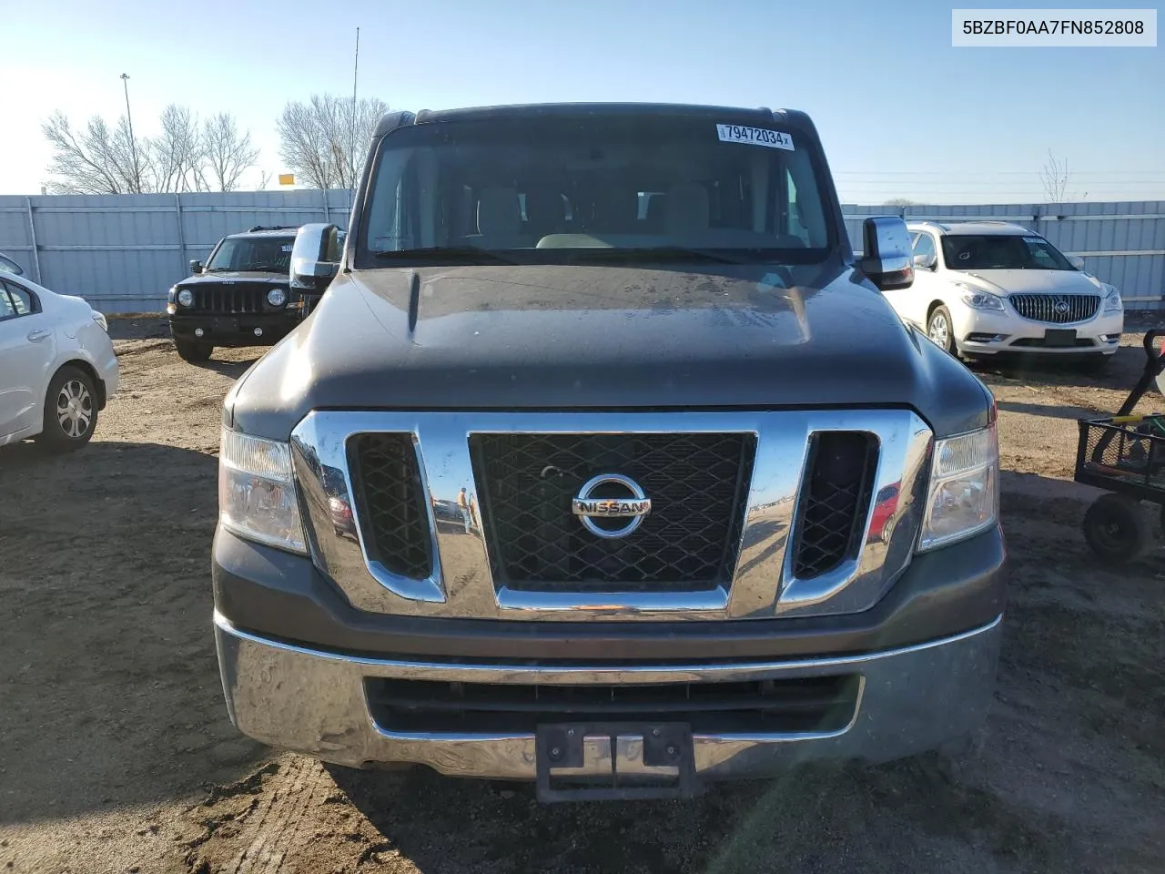 2015 Nissan Nv 3500 S VIN: 5BZBF0AA7FN852808 Lot: 79472034