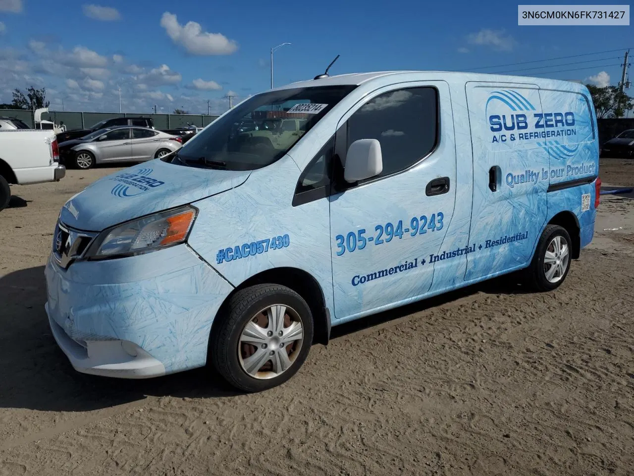 2015 Nissan Nv200 2.5S VIN: 3N6CM0KN6FK731427 Lot: 80235214