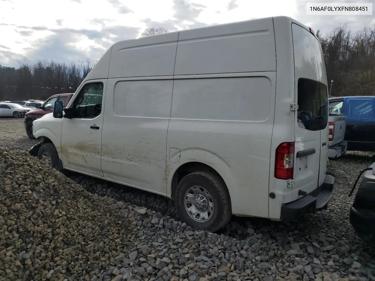 2015 Nissan Nv 2500 VIN: 1N6AF0LYXFN808451 Lot: 80310234