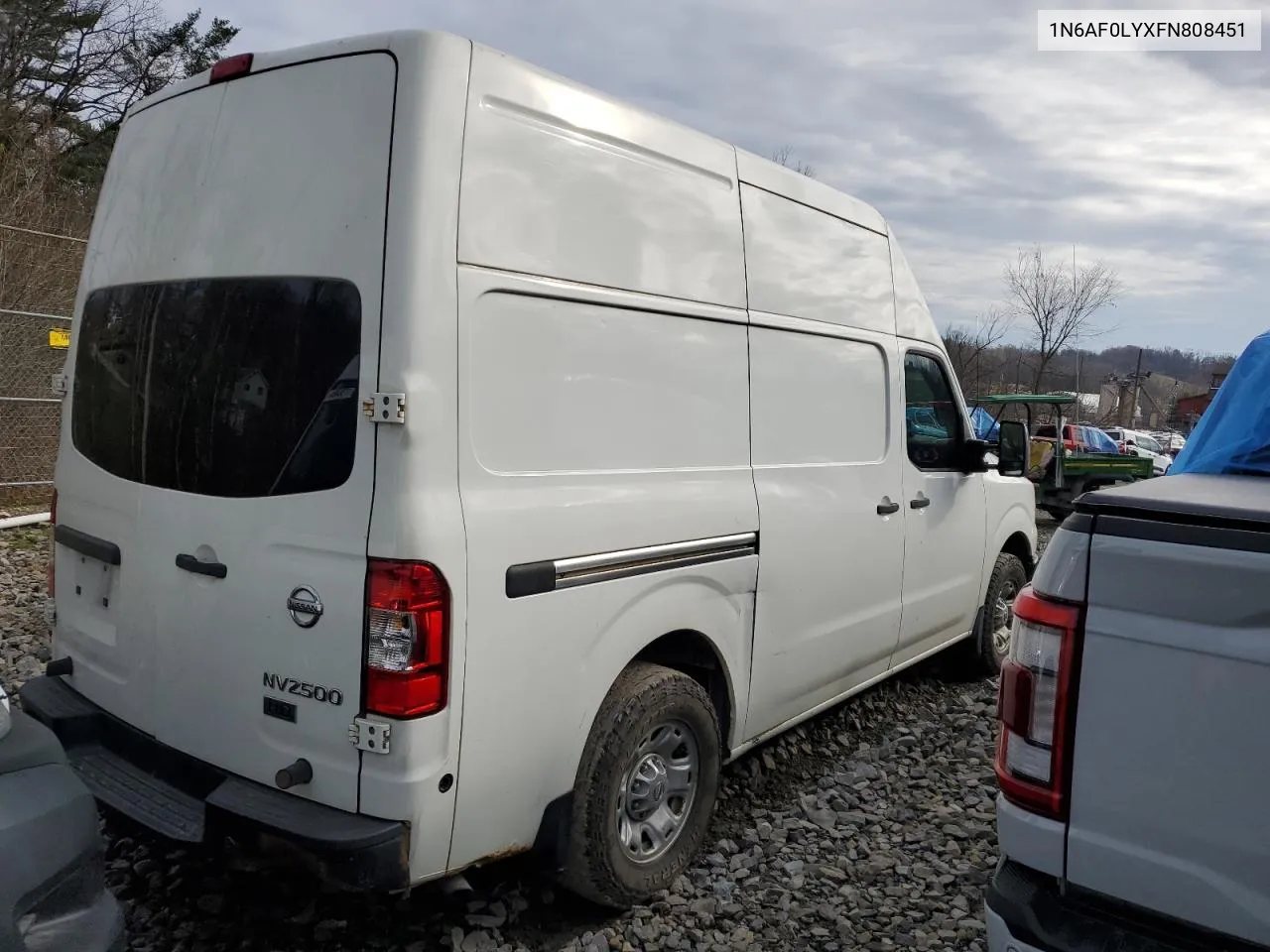 2015 Nissan Nv 2500 VIN: 1N6AF0LYXFN808451 Lot: 80310234