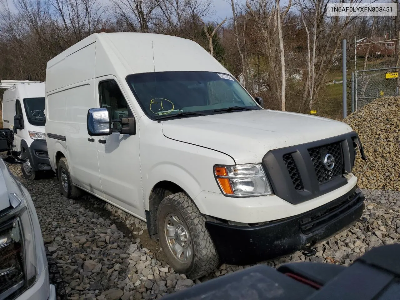 2015 Nissan Nv 2500 VIN: 1N6AF0LYXFN808451 Lot: 80310234