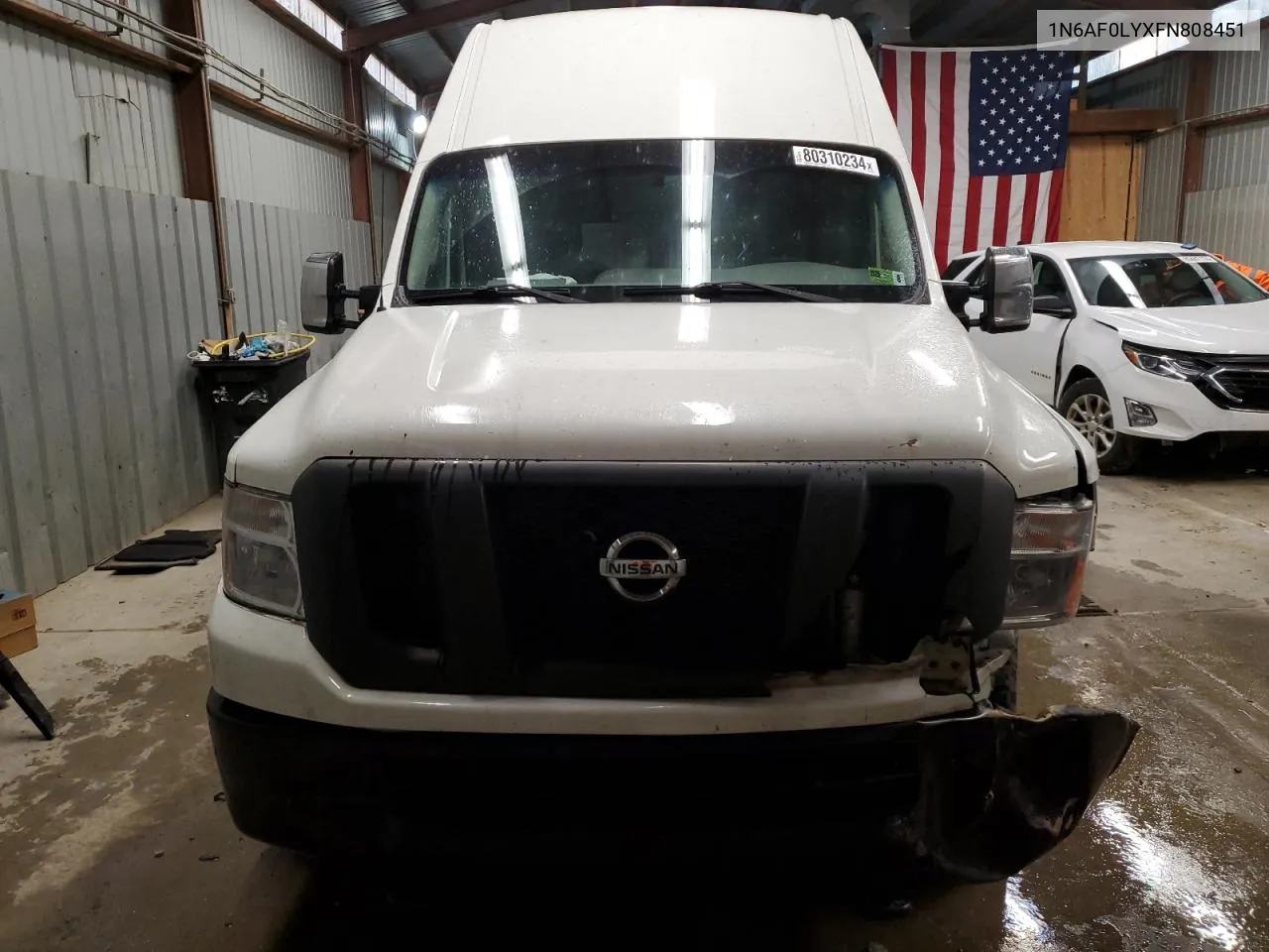 2015 Nissan Nv 2500 VIN: 1N6AF0LYXFN808451 Lot: 80310234