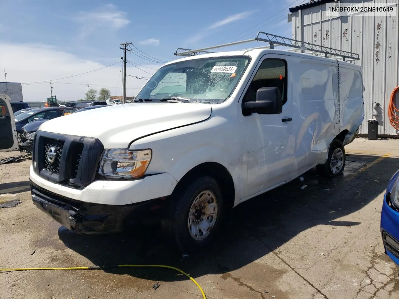 2016 Nissan Nv 1500 S VIN: 1N6BF0KM2GN810649 Lot: 53450534