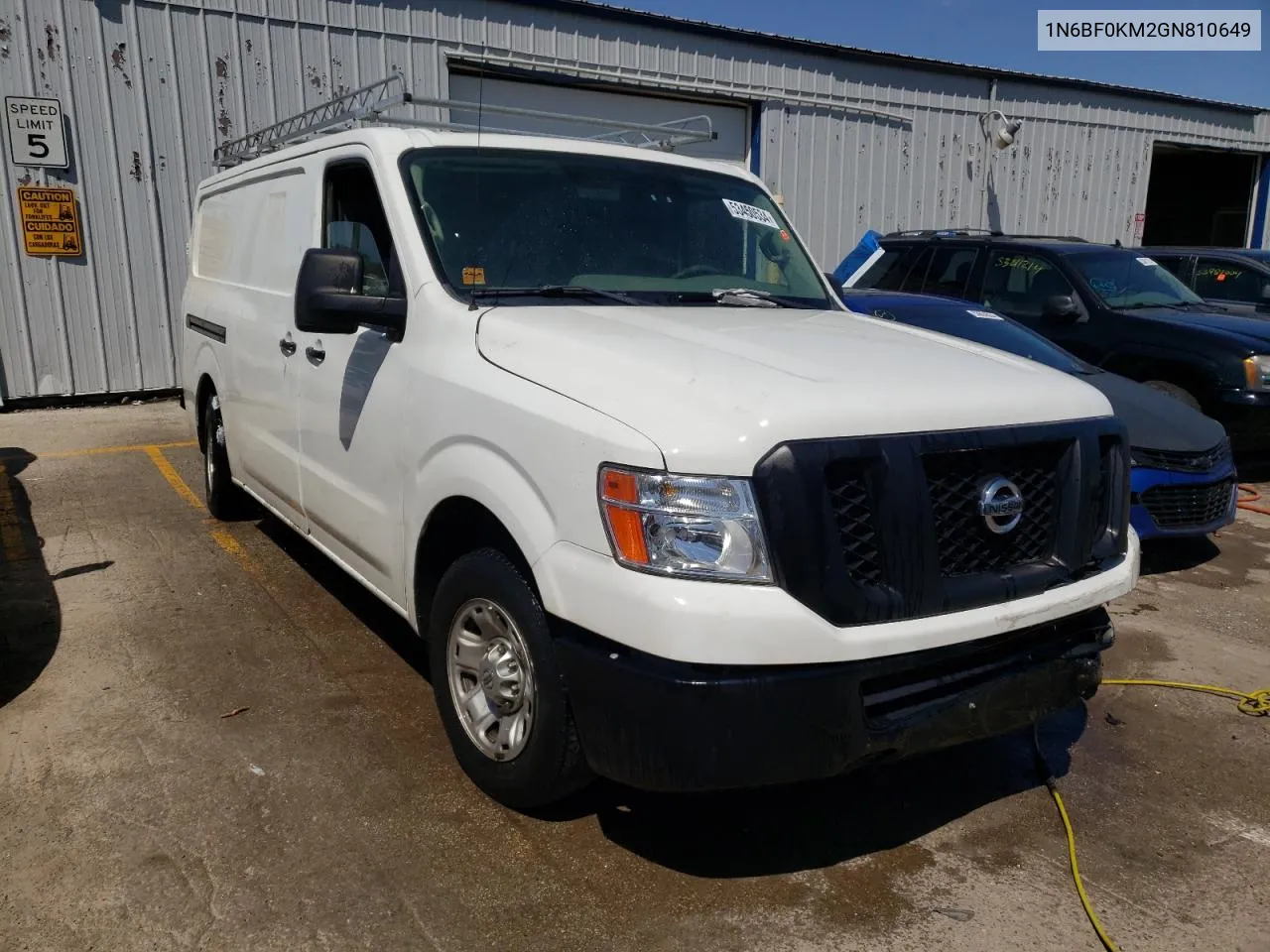 2016 Nissan Nv 1500 S VIN: 1N6BF0KM2GN810649 Lot: 53450534