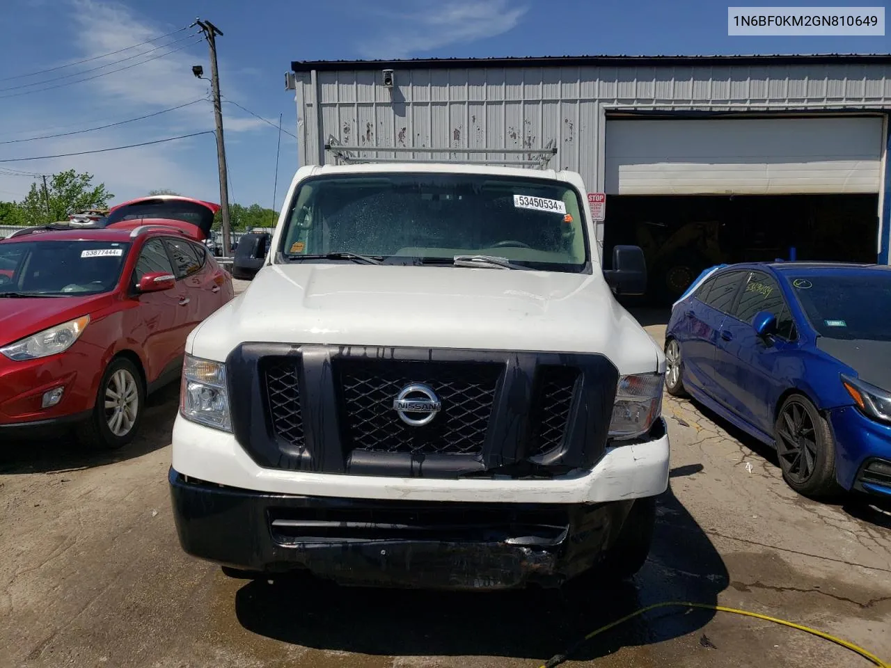 2016 Nissan Nv 1500 S VIN: 1N6BF0KM2GN810649 Lot: 53450534