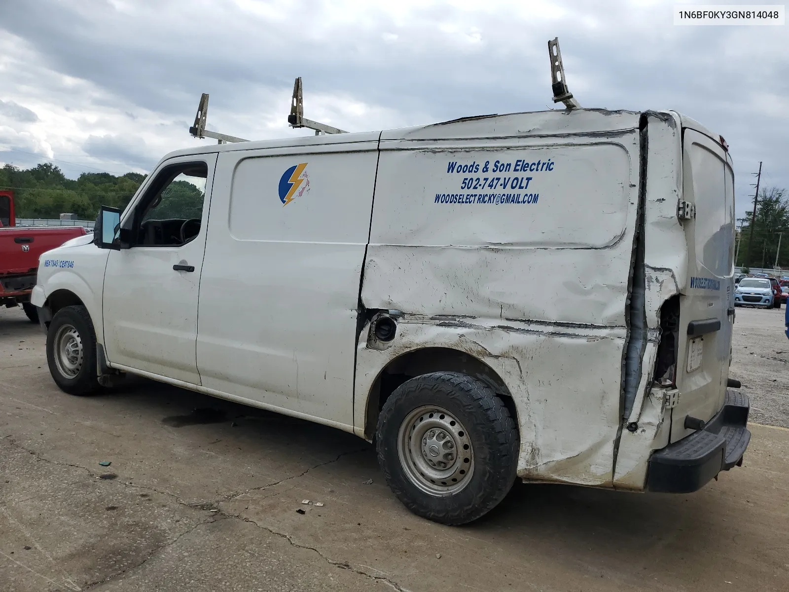 2016 Nissan Nv 1500 S VIN: 1N6BF0KY3GN814048 Lot: 67588294