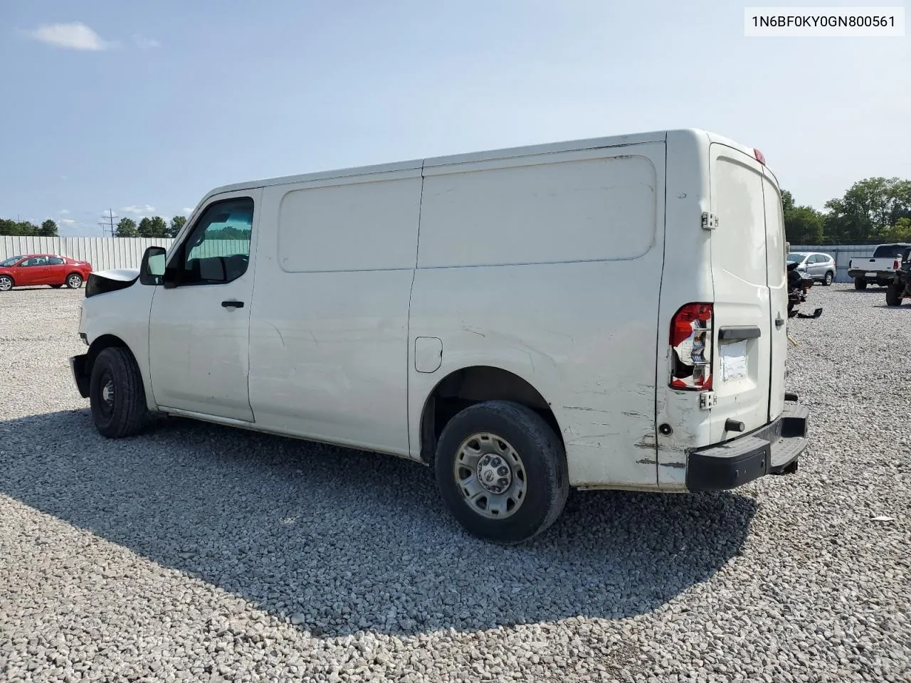 2016 Nissan Nv 1500 S VIN: 1N6BF0KY0GN800561 Lot: 68294274