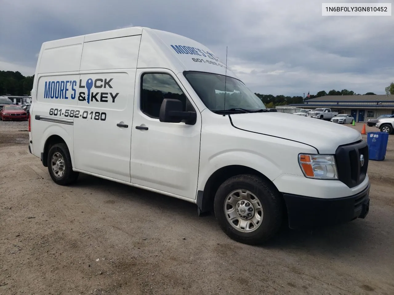 2016 Nissan Nv 2500 S VIN: 1N6BF0LY3GN810452 Lot: 70580584