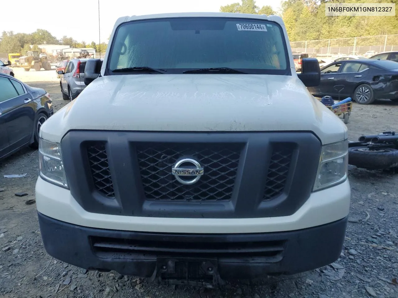 2016 Nissan Nv 1500 S VIN: 1N6BF0KM1GN812327 Lot: 70650144