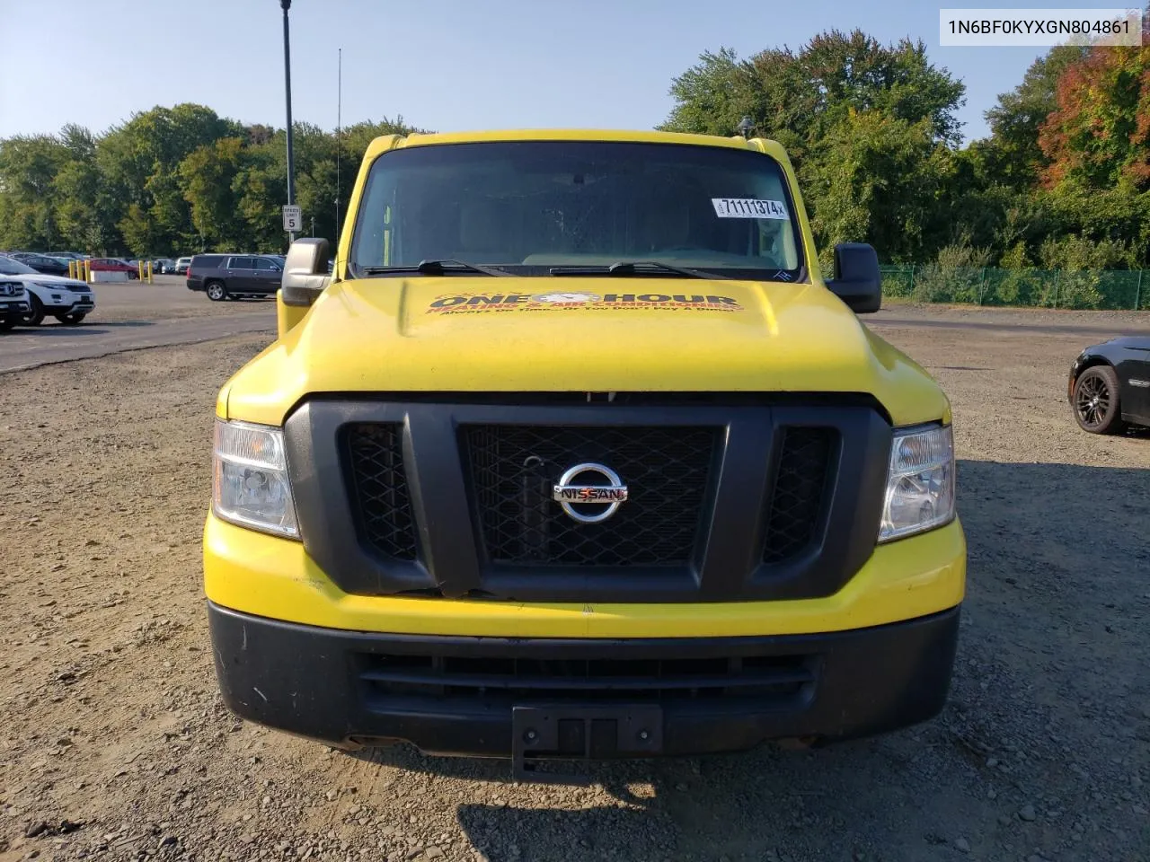 2016 Nissan Nv 1500 S VIN: 1N6BF0KYXGN804861 Lot: 71111374