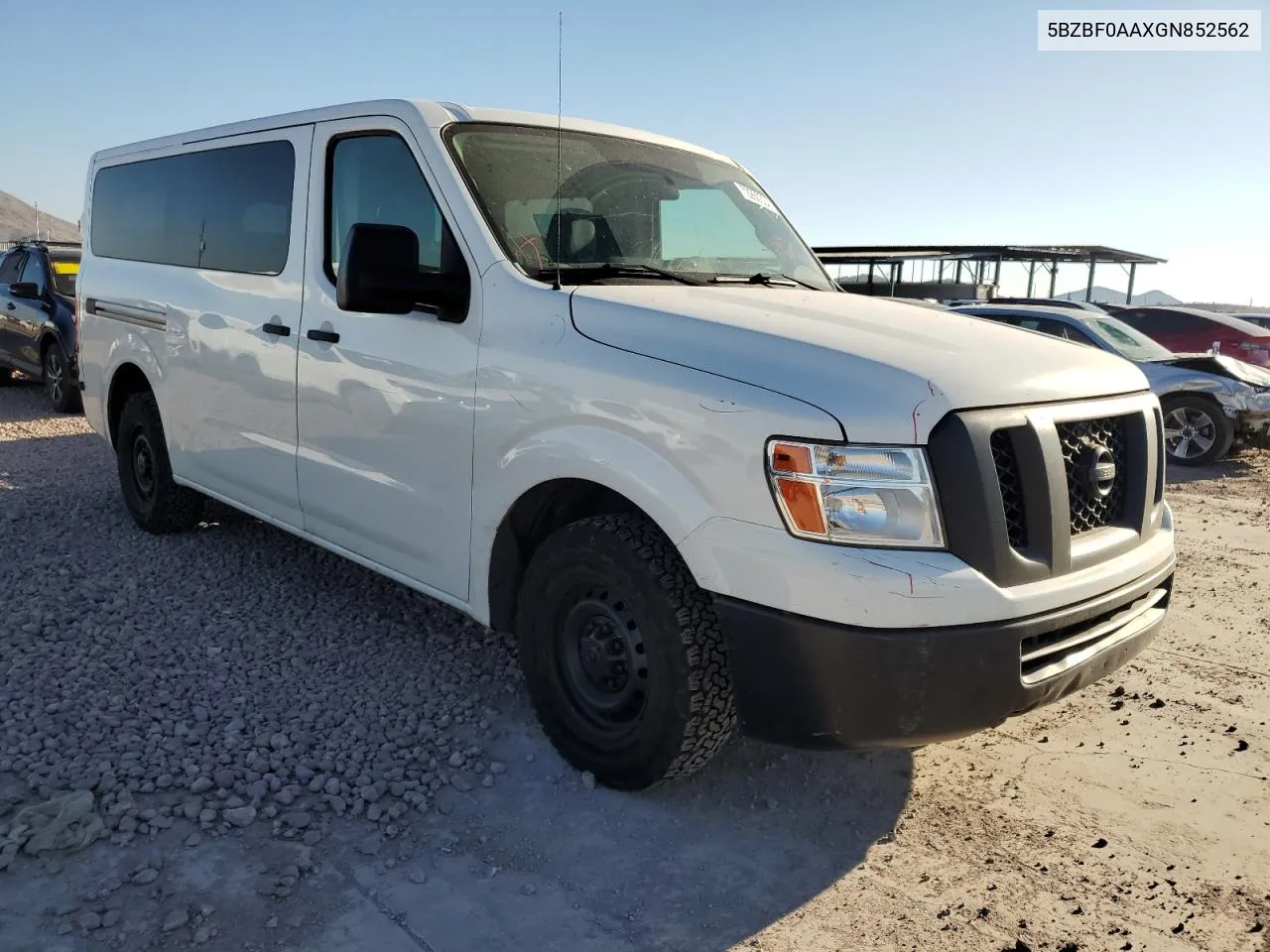 2016 Nissan Nv 3500 S VIN: 5BZBF0AAXGN852562 Lot: 72260334