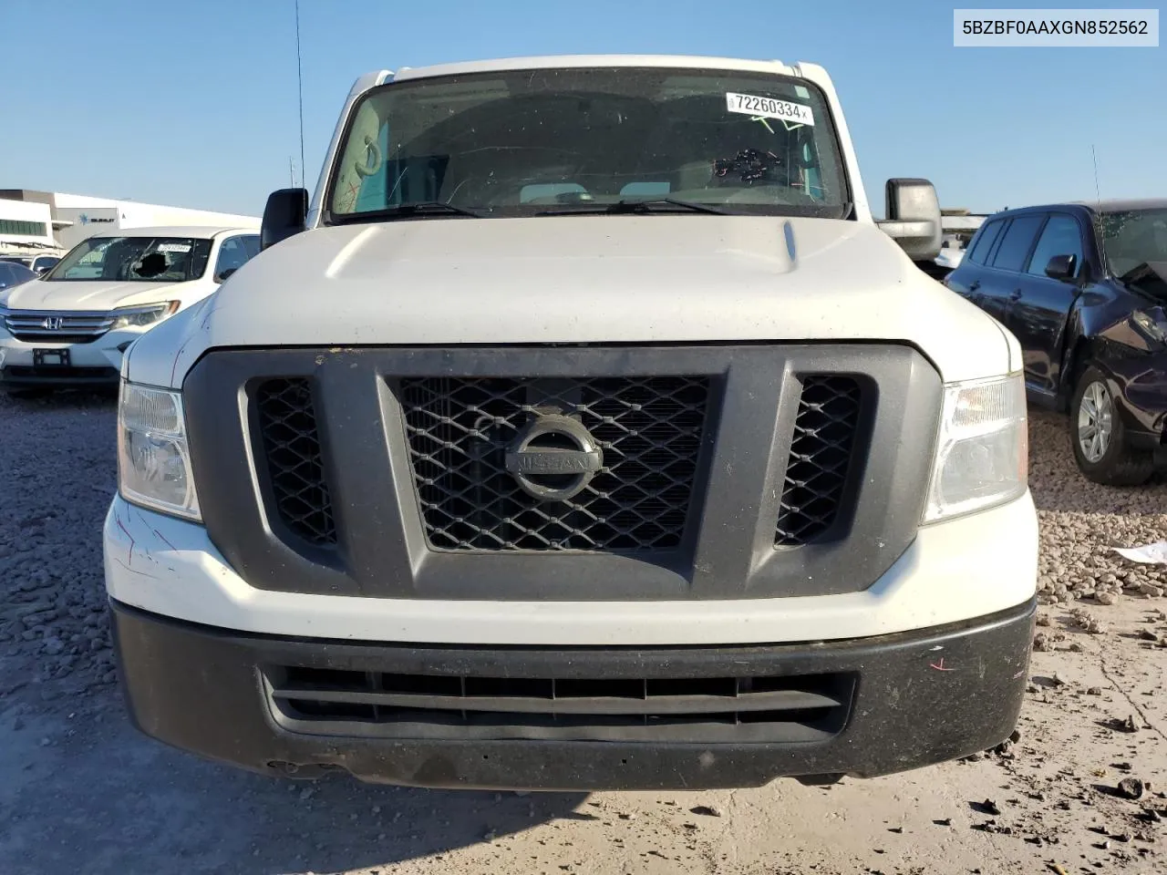 5BZBF0AAXGN852562 2016 Nissan Nv 3500 S